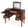 "735101" Company Charlotte Vanity Desk With Storage, Brown