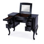 "735111" Company Charlotte Vanity Desk With Storage, Black