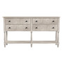 "5645329" Company Danielle Marble 4 Drawer Sideboard With Storage, Gray