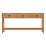 "5701312" Company Lark 3 Drawer 65" Console Table, Light Brown