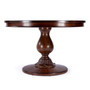"5716011" Company Evie 48" Round Pedestal Dining Table, Medium Brown