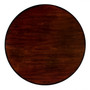 "5716011" Company Evie 48" Round Pedestal Dining Table, Medium Brown