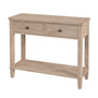 "5729449" Company Flagstaff 2 Drawer 36" Console Table, Natural