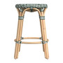 "9371467" Company Tobias Rattan Round 24" Counter Stool, Green