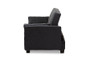 "R9003-Dark Gray-SF" Baxton Studio Felicity Modern And Contemporary Dark Gray Fabric Upholstered Sleeper Sofa