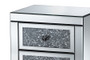 "RXF-2439-ET" Baxton Studio Ralston Contemporary Glam And Luxe Mirrored 3-Drawer End Table