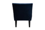 "RAC515FB-Navy Blue Velvet/Black-CC" Baxton Studio Harmon Modern And Contemporary Transitional Navy Blue Velvet Fabric Upholstered And Black Finished Wood Accent Chair