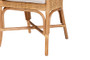 "Bella-Rattan-DC" Bali & Pari Bella Modern Bohemian Natural Brown Rattan Dining Chair