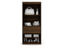 Mulberry 2.0 Semi Open 2 Sectional Modern Wardrobe Corner Closet With 2 Drawers - Set Of 2 In Brown "125GMC5"