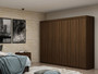 Mulberry 2.0 Modern 3 Sectional Wardrobe Closet With 6 Drawers - Set Of 3 In Brown "124GMC5"
