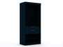 Mulberry 2.0 Sectional Modern Armoire Wardrobe Closet With 2 Drawers In Tatiana Midnight Blue "116GMC4"