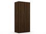 Mulberry 2.0 Sectional Modern Armoire Wardrobe Closet With 2 Drawers In Brown "116GMC5"