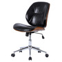 Shaun Pu Leather Bamboo Office Chair "1160023-BWL"