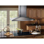 Elite 27.56" X 35.44" Island Chimney Hood, Internal Blower "E5490SS"