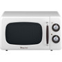 Magic Chef 0.7 Cu Ft Retro Microwave Oven Countertop "MCD770CW"