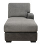 Rsf Chaise With 3 Pillows- Grey By Emerald Home "U4551-42-03"