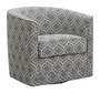 Swivel Chair-Grey Multi By Emerald Home "U5029C-04-43A"