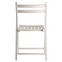 Robin 4-Piece Folding Chair Set - White "10415"