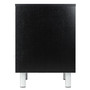 Daniel Accent Table With 3 Drawers, Black Finish "20933"