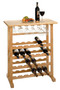 24-Bottle Wine Rack - Natural Beech "83024"