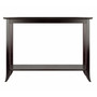 Genoa Rectangular Console Table With Glass And Shelf "92450"