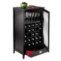 Bordeaux Modular Wine Cabinet 25-Bottle Slot - Espresso "92455"