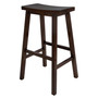 Satori 29" Saddle Seat Bar Stool - Antique Walnut "94089"