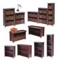 Milan Storage Shelf Or Bookcase 5-Tier, Tall "94416"