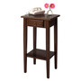 Regalia Accent Table With Drawer, Shelf - Antique Walnut "94430"