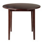 Clayton 36" Round Drop Leaf Dining Table - Walnut "94436"