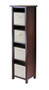 Verona 4-Section N Storage Shelf With 4 Foldable Fabric Baskets "94861"