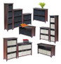 Verona 4-Section N Storage Shelf With 4 Foldable Fabric Baskets "94861"