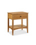 Willow 1 Drawer Nightstand, Caramelized "ECO03CA"