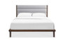 Mercury Upholstered Eastern King Platform Bed, Exotic "GM002E"