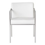 White Capo Arm Chair-Set Of 2 "ER-1093-18"