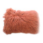 Orange Lamb Fur Pillow Rectangle "XU-1001-12"