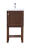 18 In. Single Bathroom Vanity Set In Antique Coffee "VF2518AC"