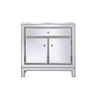 29 In. Mirrored Cabinet In Antique Silver "MF71034S"