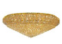 Belenus 36 Light Gold Flush Mount Clear Swarovskiâ® Elements Crystal "VECA1F48G/SS"