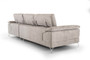 Divani Casa Marion Modern Gray Fabric Sectional Sofa - VGKKKT006-GRY