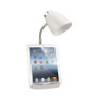 Organizer Desk Lamp With Ipad Tablet Stand Book Holder - "LD1002-WHT"