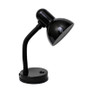 Basic Metal Desk Lamp With Flexible Hose Neck - "LD1003-BLK"