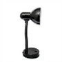 Basic Metal Desk Lamp With Flexible Hose Neck - "LD1003-BLK"
