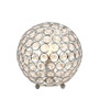 Crystal Ball Sequin Table Lamp Chrome - "LT1026-CHR"