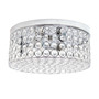 Elegant Designs 12" Elipse Round Flushmount "FM1003-CHR"