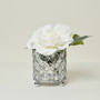 Elegant Designs Elipse Crystal Decorative Flower Vase, Candle Holder, Wedding Centerpiece, 3.25 Inch, Chrome "HG1000-CHR"