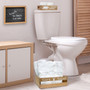 Elegant Designs Three Piece Decorative Wood Bathroom Set, Small, Cabin/Lodge/Rustic (1 Towel Holder, 1 Frame, 1 Toilet Paper Holder) "HG3100-NCL"