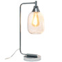 Lalia Home Industrial Mesh Desk Lamp, Chrome "LHD-2000-CH"