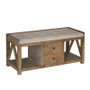 Wooden Bench With 2 Drawers "EVFZR3215"