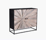 34" 2 Door Metal & Wood Cabinet "CVFNR772"